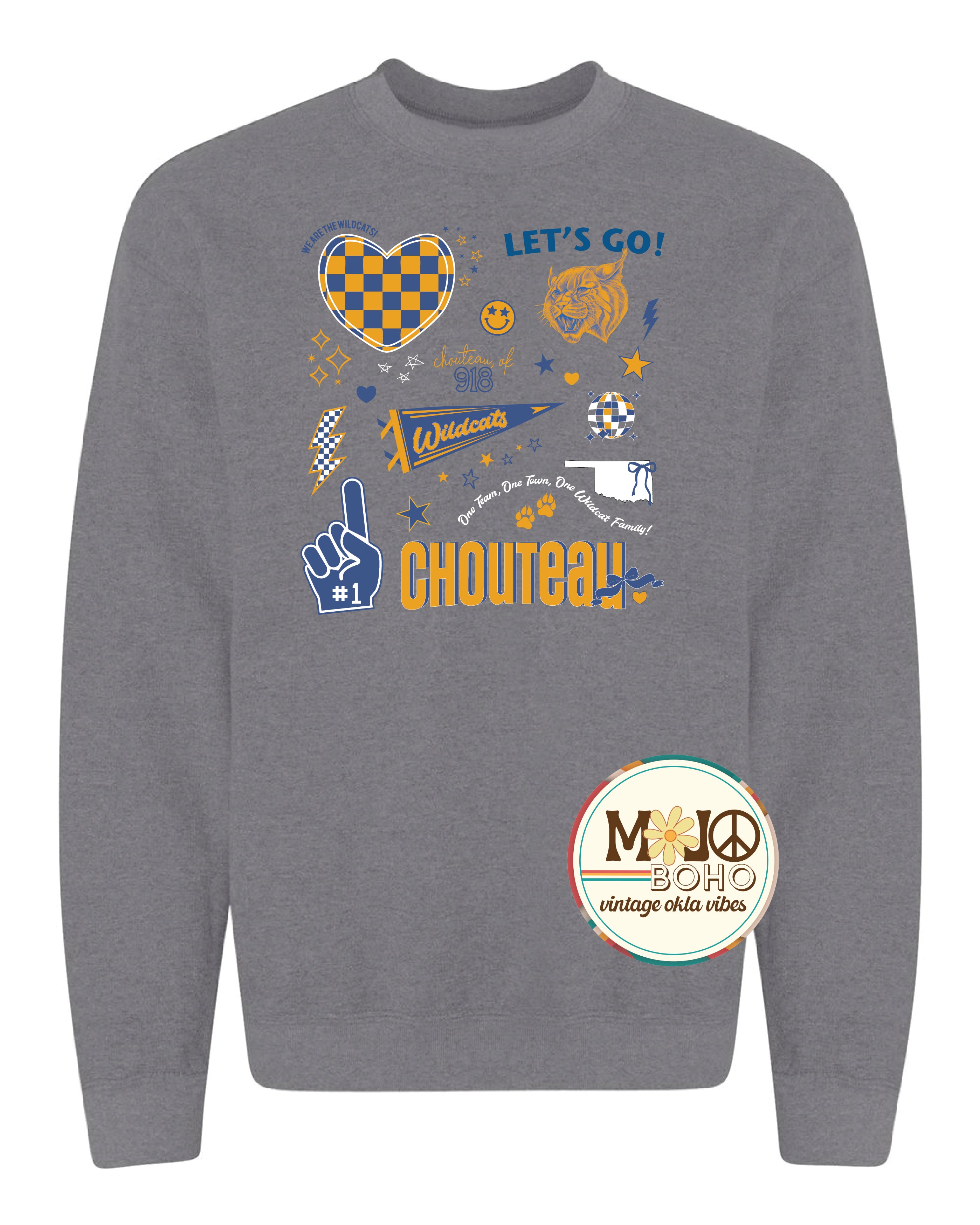 🐾 Chouteau Collage Spirit Sweatshirt & Hoodie