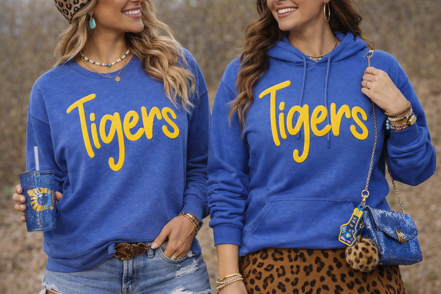 Raised letters. Big Tiger pride. 🐯✨