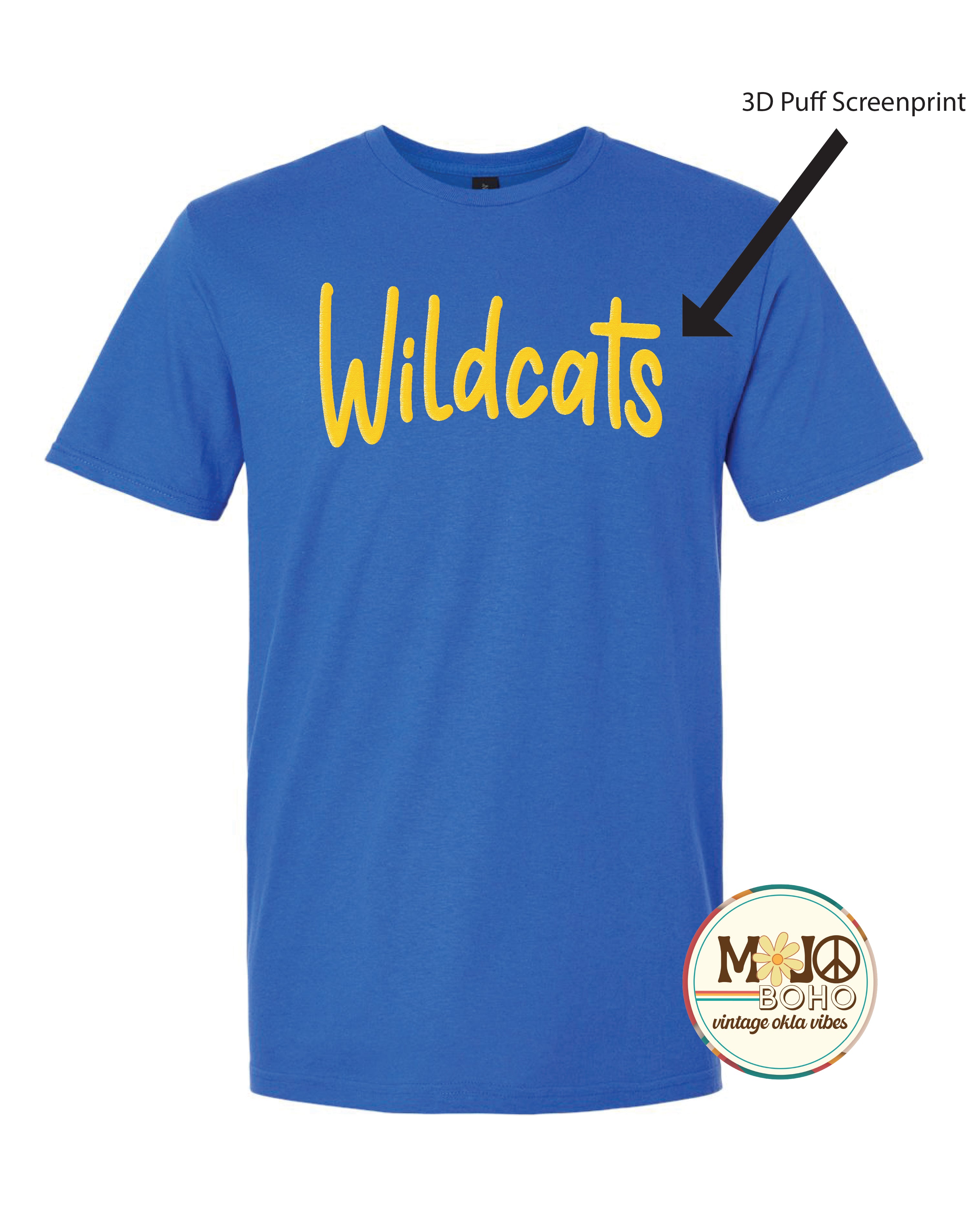 🐾 Wildcats Puff Short Sleeve Tee